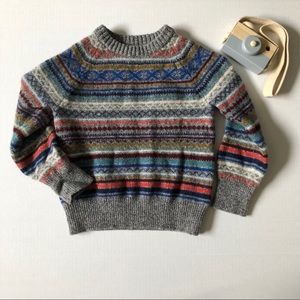 Crewcuts Sweater Striped Wool Boys